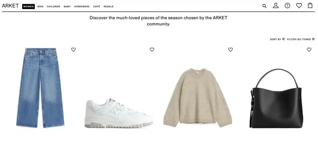 brands like everlane - arket