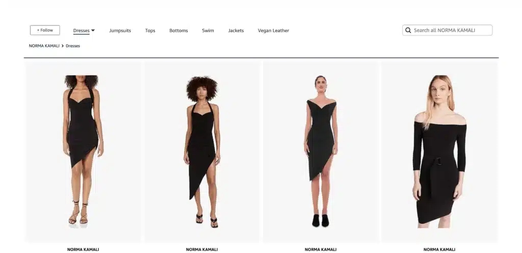 Amazon Norma Kamali Dress