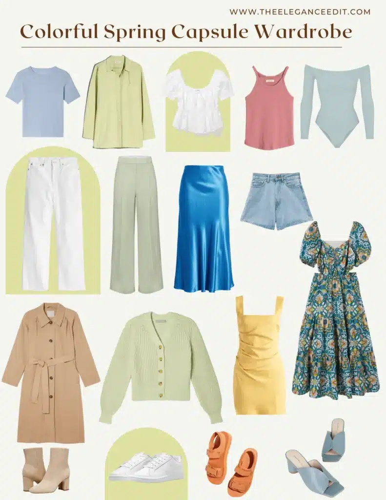 Colorful Spring Capsule Wardrobe