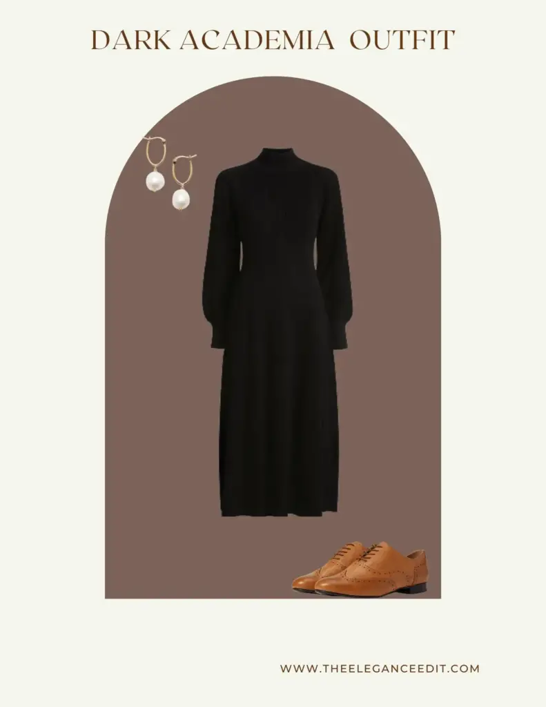 Dressy Dark Academia Outift