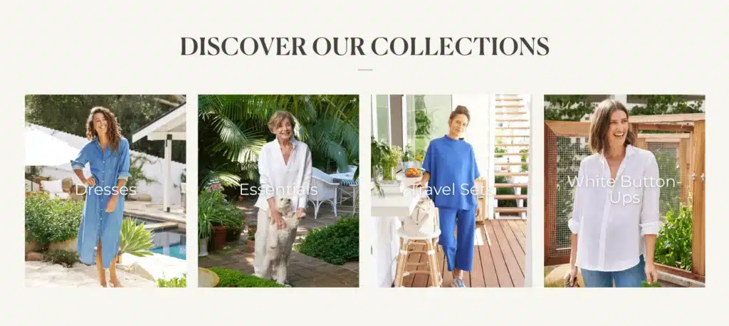 Frank & Eileen clothing collections dresses and button ups