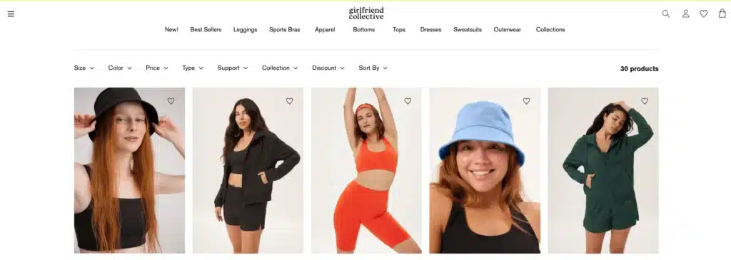 Girlfriend Collective sustainable activewear alternative to Lululemon