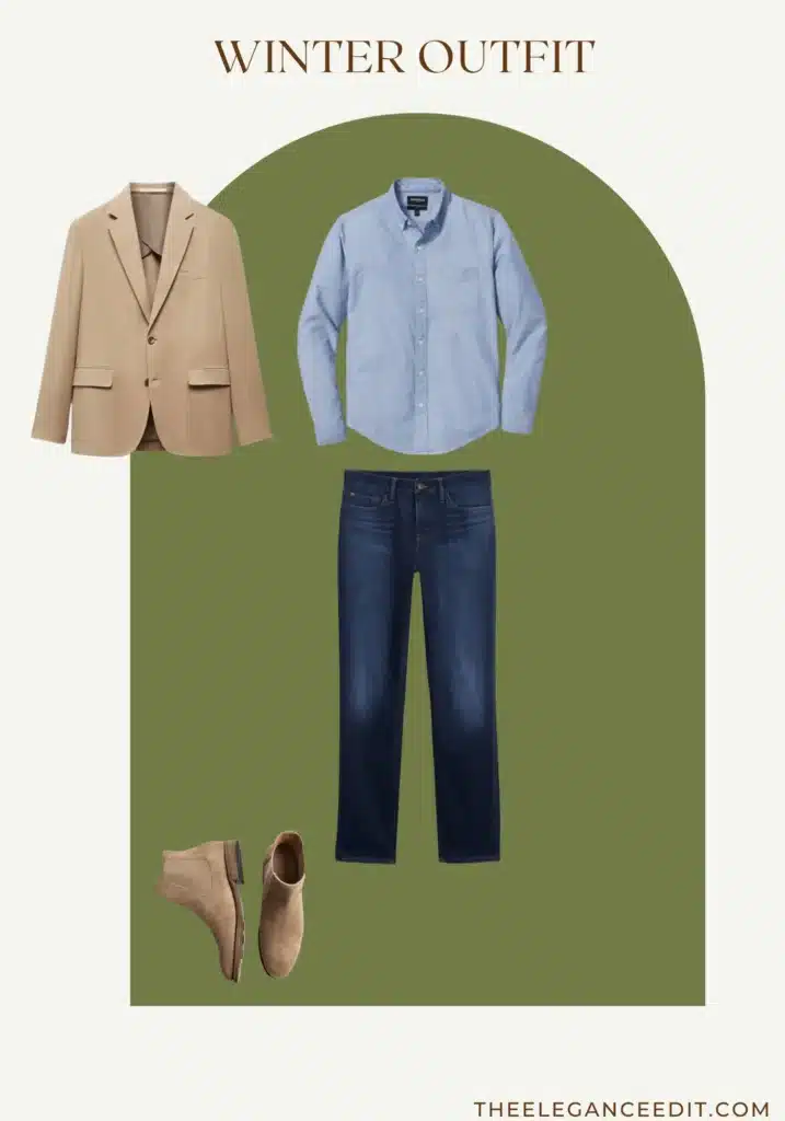 men's business casual winter outfit