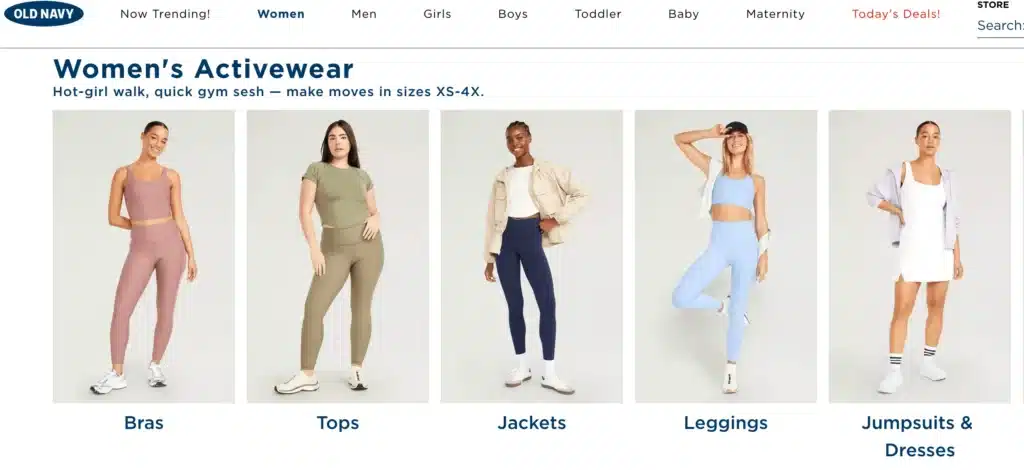 Old Navy Athletic wear