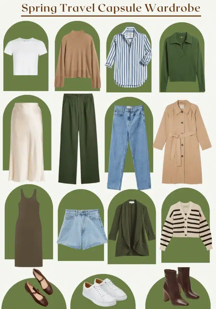 Spring Travel Capsule Wardrobe minimalist