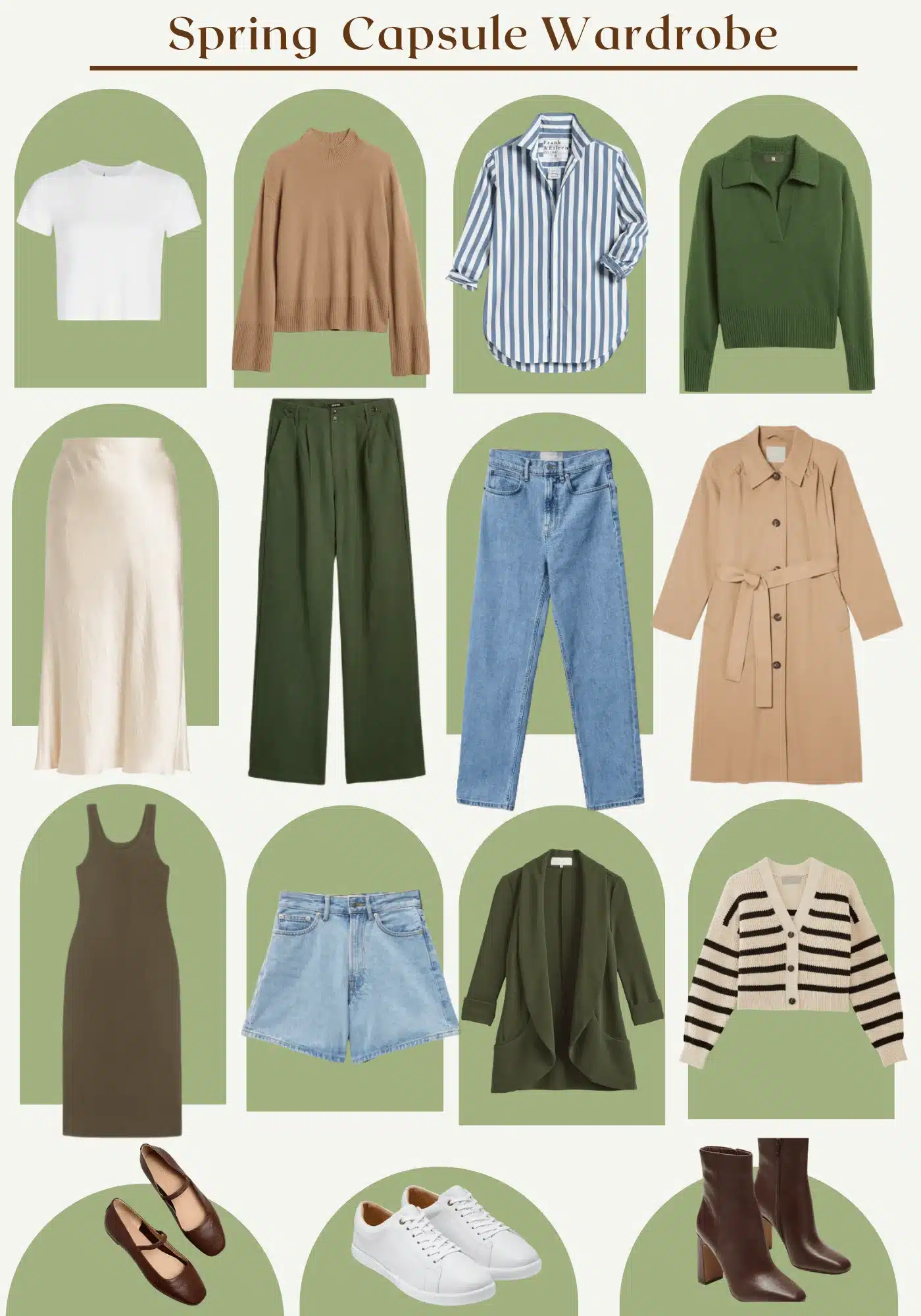 Spring Capsule Wardrobe minimalist