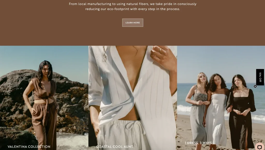 Whimsy+ROW sustainable capsule wardrobe linen clothing