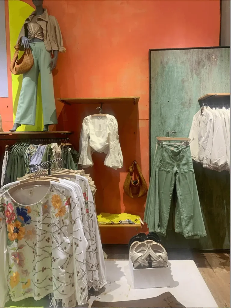 plus size clothing racks at Anthropolgie