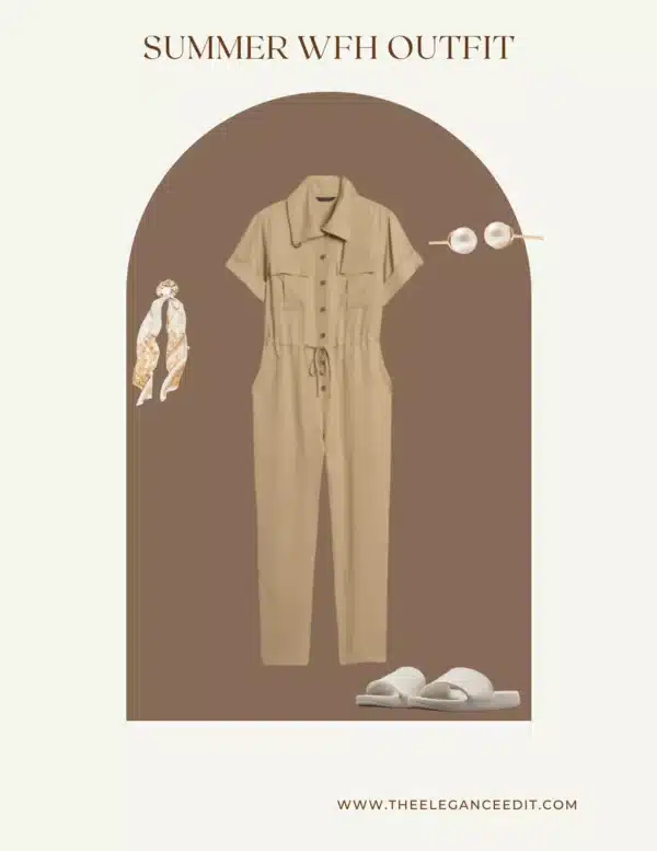 jumpsuit remote work outfit