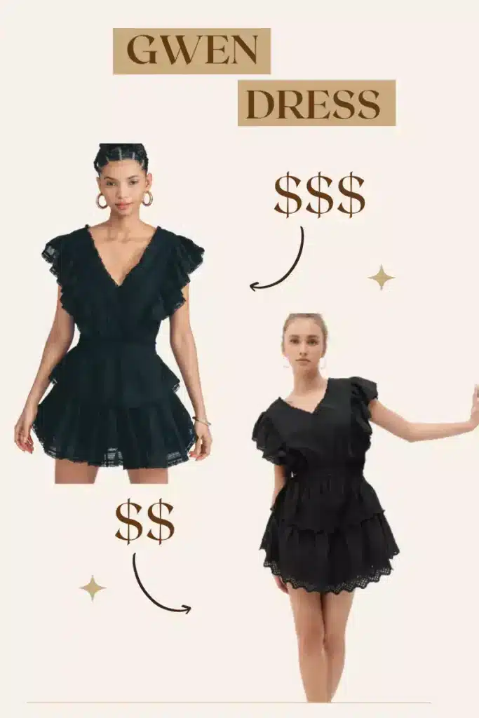 V Neck Ruffle Mini Dress