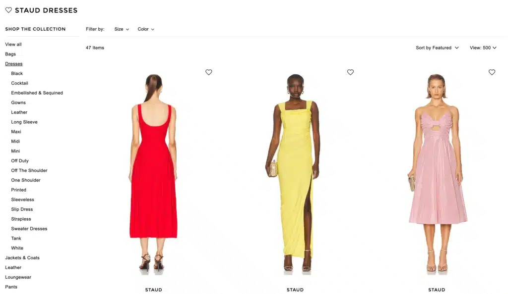 STAUD dresses