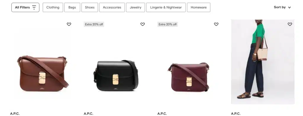A.P.C. womens purses french fashion