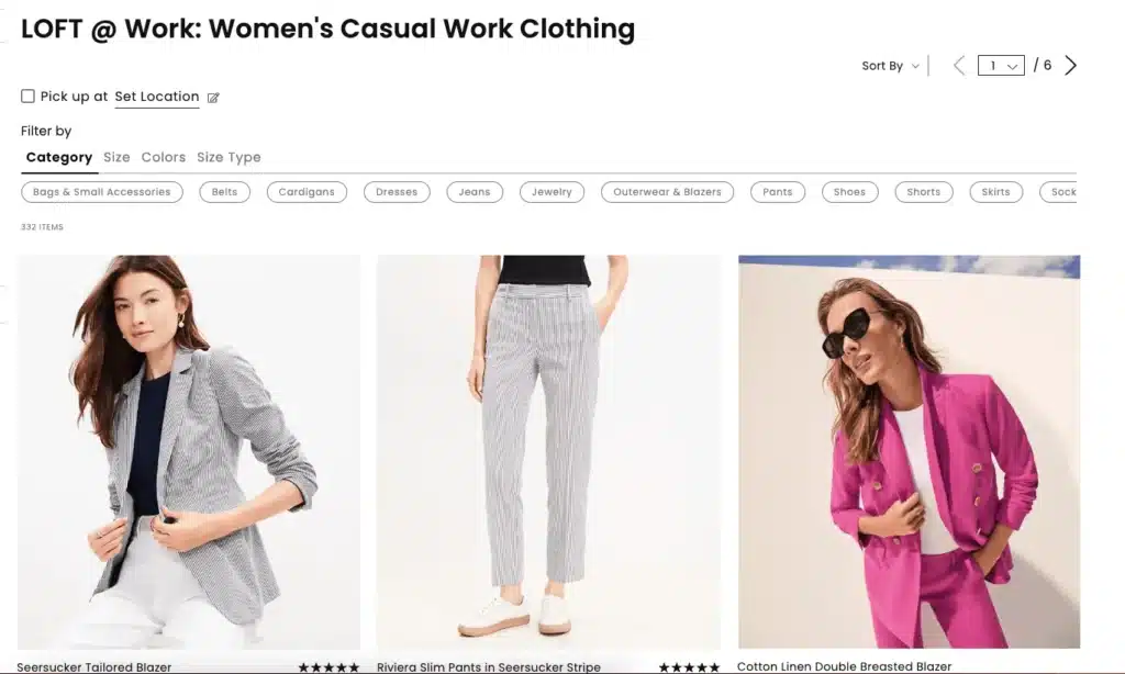Ann Taylor LOFT work blazers and pants
