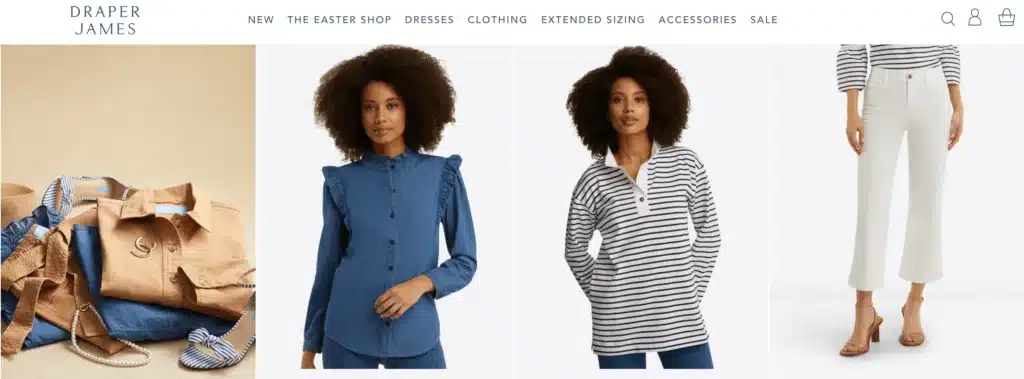 draper james preppy womens tops