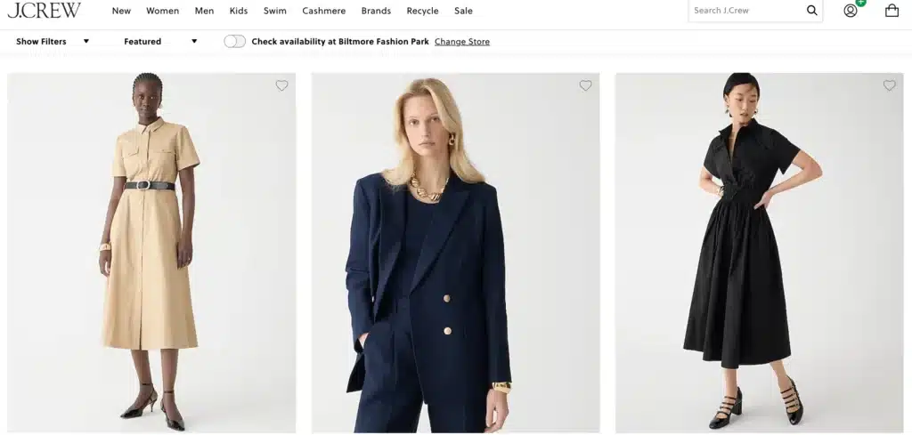 J crew blazer and dress