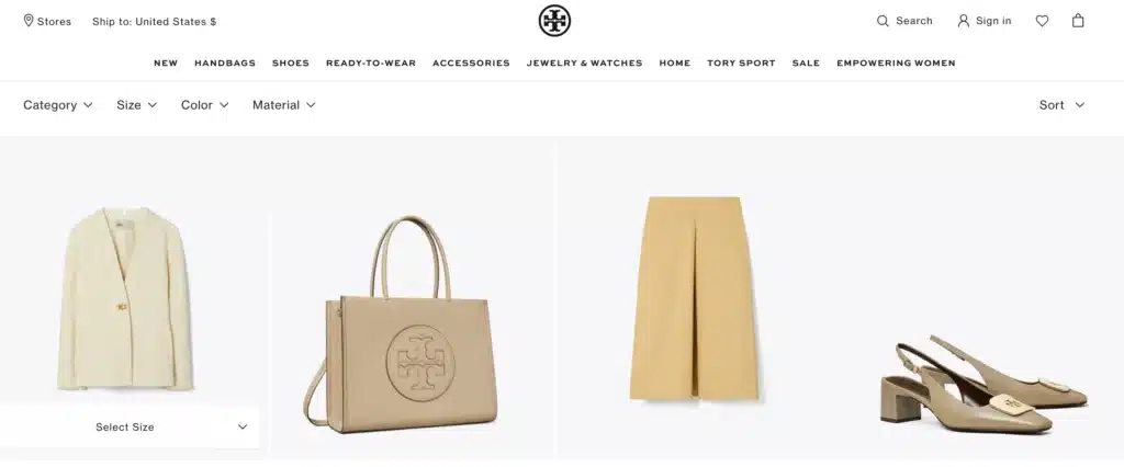 Tory Burch preppy shoes and bag