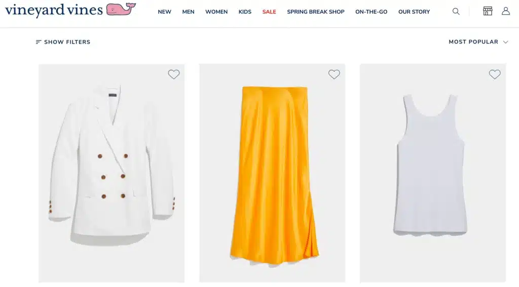 preppy clothing from vineyard vines