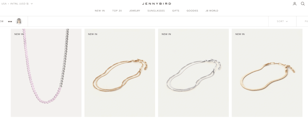 Jenny Bird dainty women’s jewelry