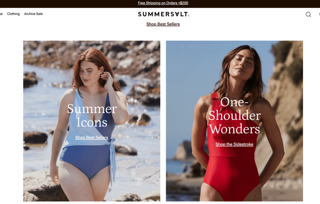 Summersalt one piece swimsuit