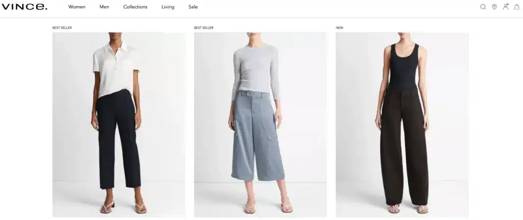 Vince Jenni Kayne alternative shirts and pants