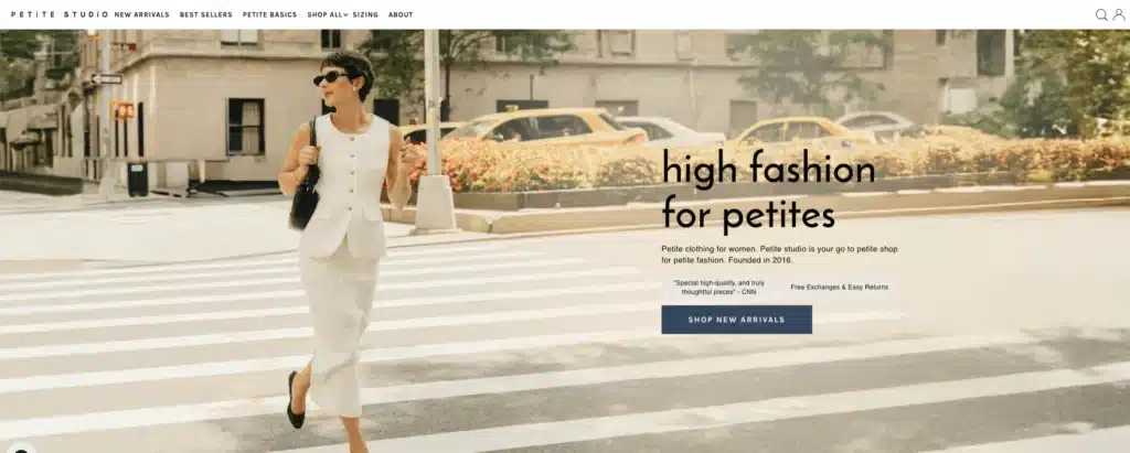 Petite Studio NYC Homepage clothing for petite women 