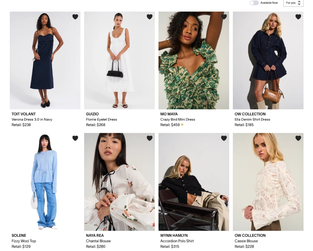 BNTO Review showing favorite clothing pieces in a capsule closet on the BNTO site