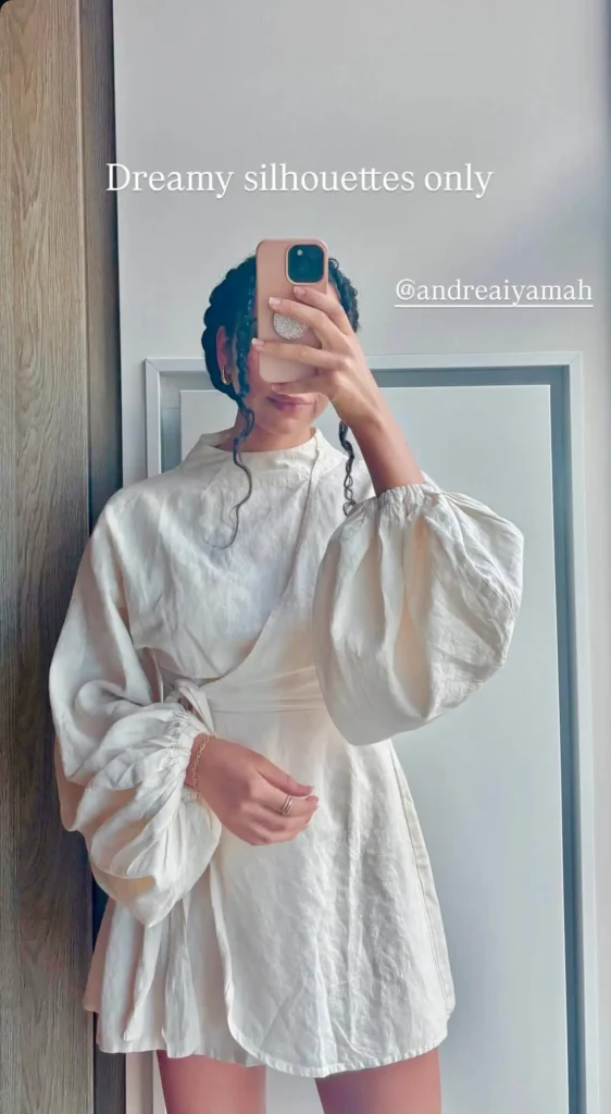 Woman in white romper BNTO vs NUULY Rent